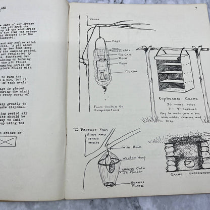 RARE 1932 Girl Scouts Woodland Cookery Cookbook Recipes TJ4