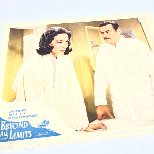 1960 Beyond the Limits Jack Palace Maria Felix Pedro Armendariz Lobby Card FL4