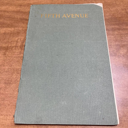 1915 Fifth Avenue Book New York Fifth Avenue Bank Perry Walton NE1