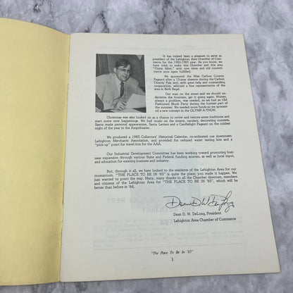 1983 Lehighton Carbon County Pennsylvania Homecoming Souvenir Book TJ7