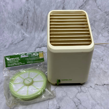 Norelco HB1900 Clean Air Machine - Tested WORKS + NOS Filter Cartridge TJ3