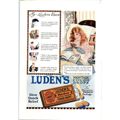 c1920 Harper's Magazine Ad - Luxite Hosiery Milwaukee WI TF6-1