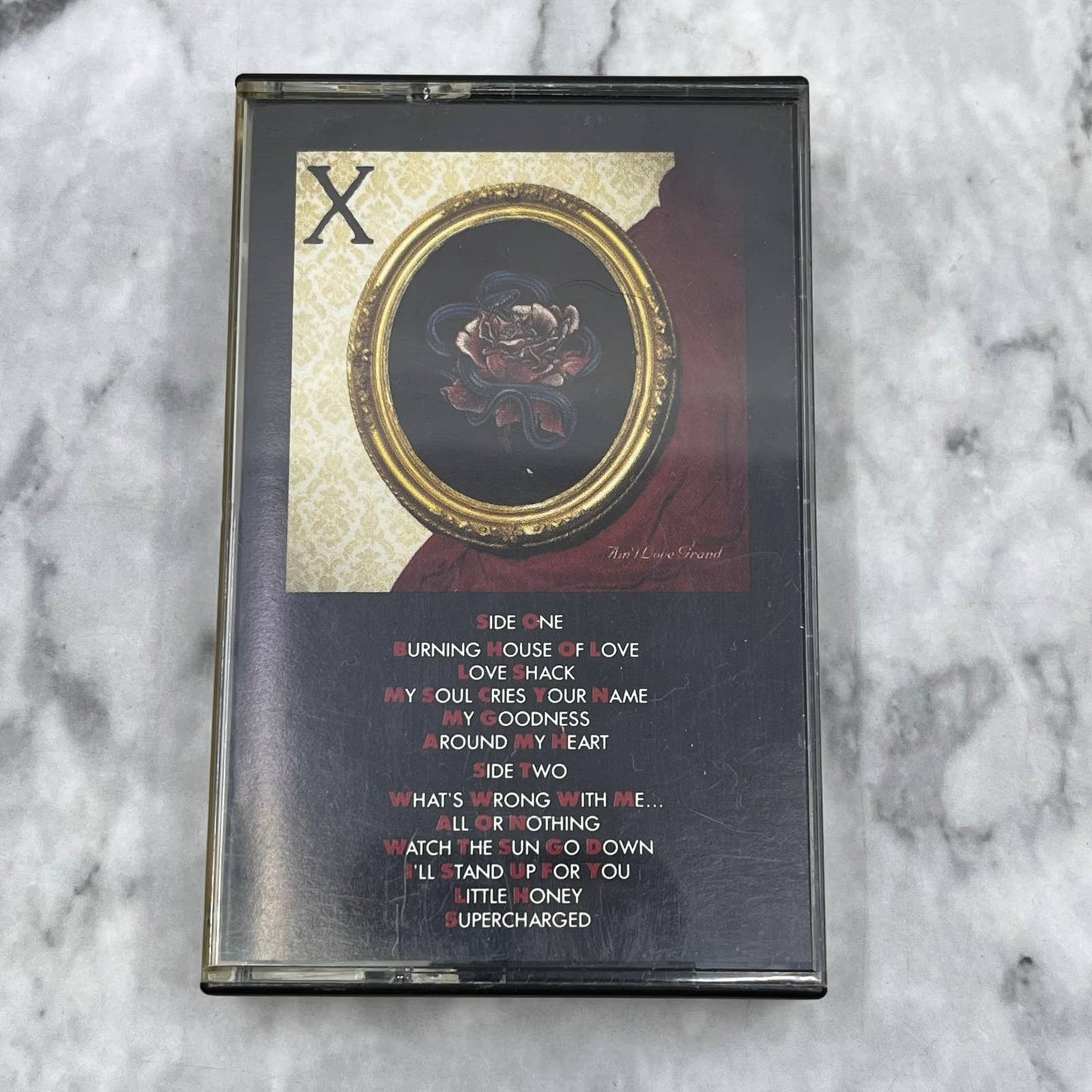X: ain't love grand ELEKTRA Cassette Tape TH5-36