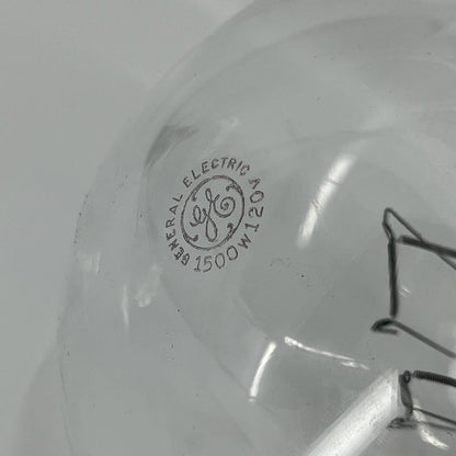 Vintage 1950s LARGE GE Edison Lightbulb in Box 1500 Watt 120 Volt  12 x 6”