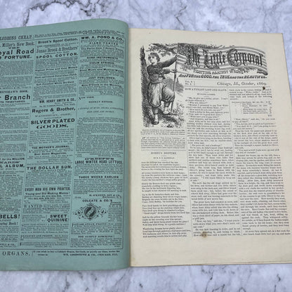 1869 Oct - The Little Corporal Original Magazine For Boys And Girls TB5