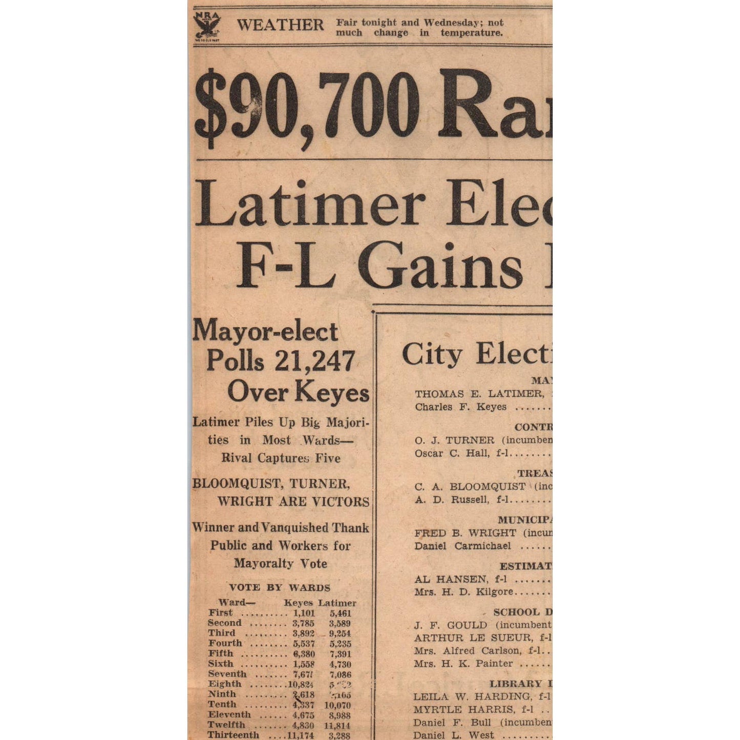 1935 Newspaper Ad Maurice L Rothschild Brucewood Congo Cloth Suits FL5-3