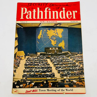 Pathfinder News Magazine August 27 1947 Town Meeting Of The World BA4