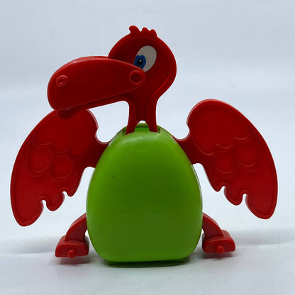 Vintage Ocean Large Red Parrot Wind-up Toy 5x4” WORKS TD2