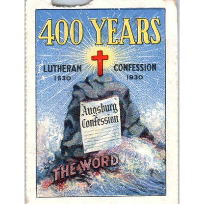 1930 400 Years Lutheran Confession 3" Poster Stamp Set of 3 SE5