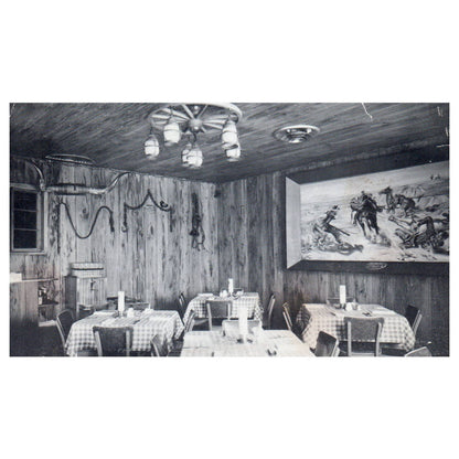 The Scenic Room at the Buckhorn Restaurant Long Lake Minnesota - Postcard TJ8-1