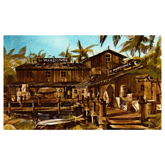 The Warehouse Restaurant Admiralty Way Marina Del Rey California- Postcard TJ8-2