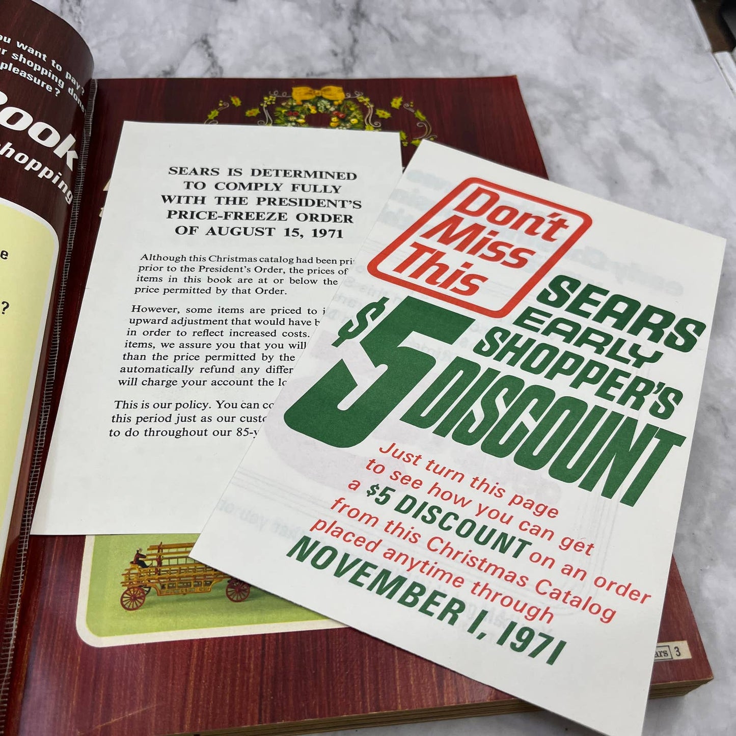 Sears Christmas Wish Book Catalog 1971 Toys Gifts Dolls Barbie GI Joe Clothes S3