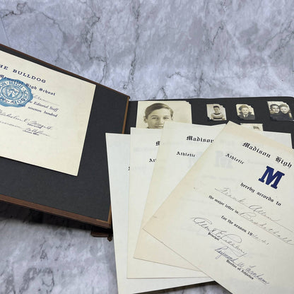 One of a Kind Photo Album Frank Allain Air Force Football Madison Maine TK2