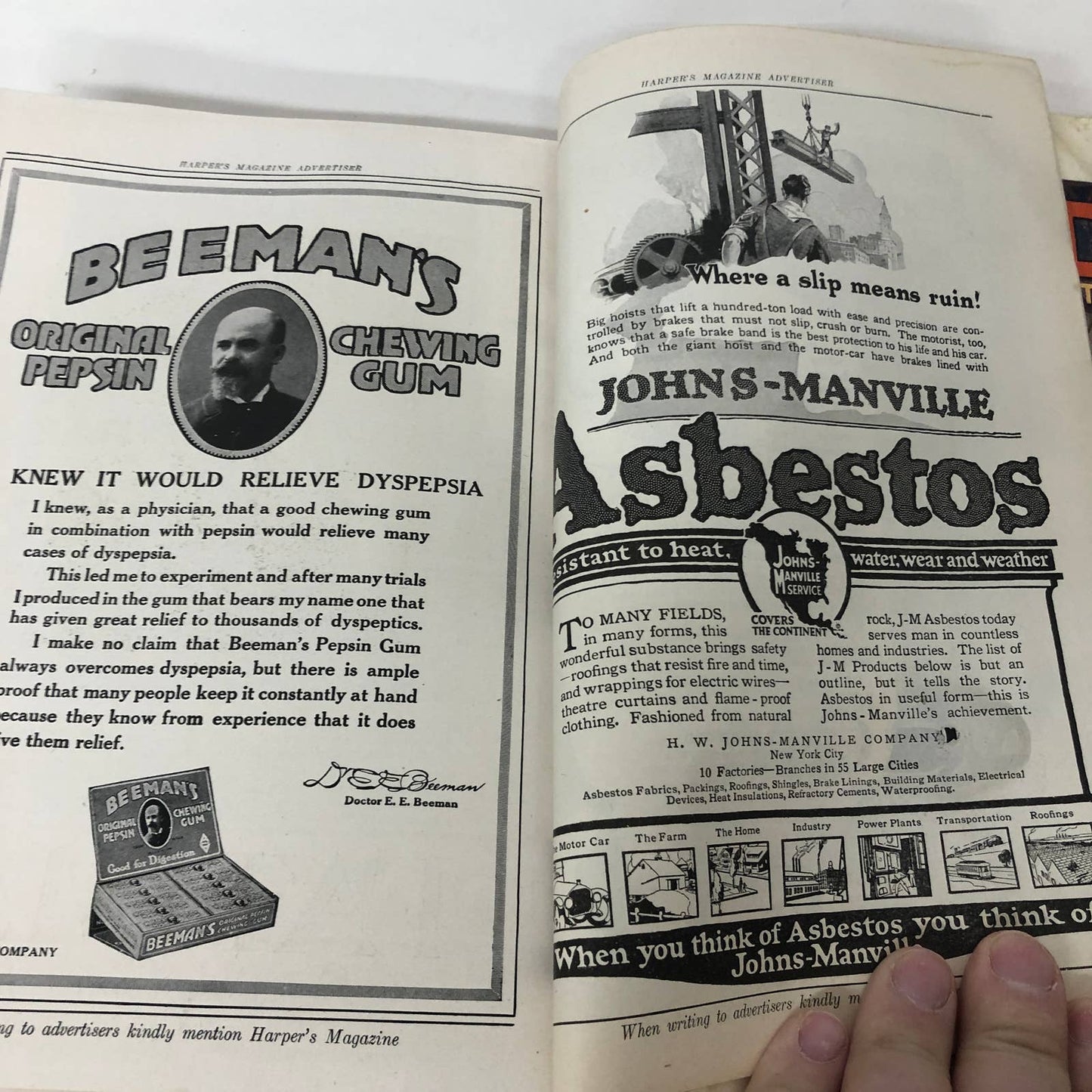 Harper's Monthly June 1917 67th Anniversary Many Ads World War I