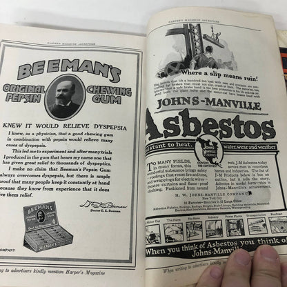 Harper's Monthly June 1917 67th Anniversary Many Ads World War I