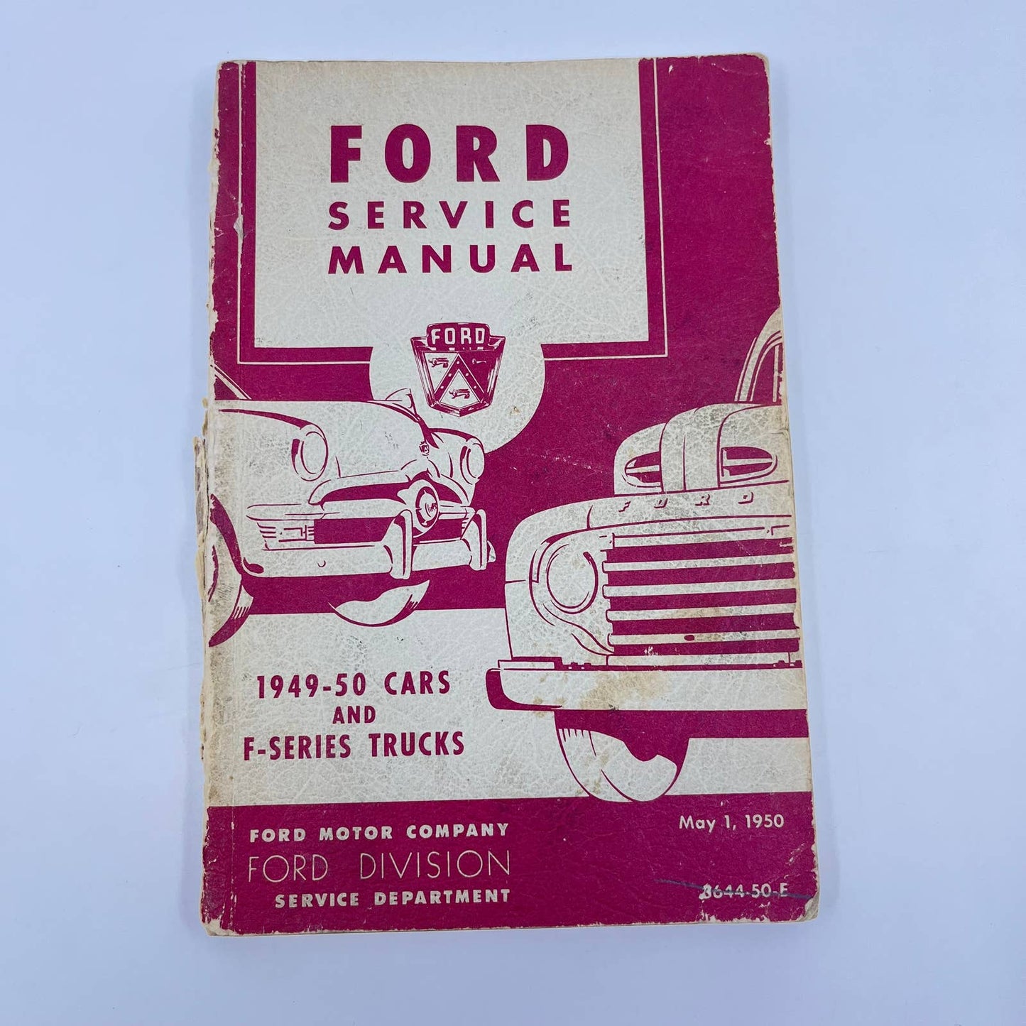 Ford Service Manual 1949-50 Cars and F-Series Trucks , 3644-50-E, May 1 1950 TC6