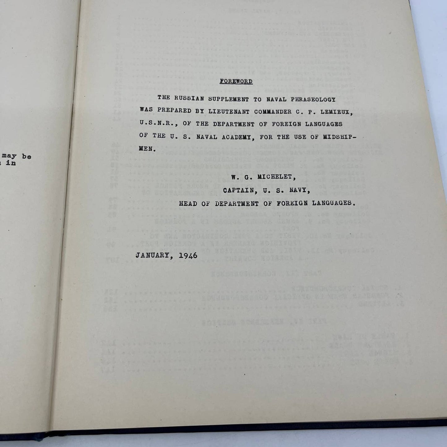 1946 WWII Russian Supplement to New Naval Phraseology US Naval Institute H/C TI6