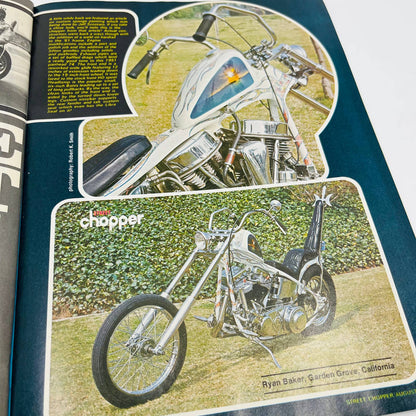 1975 Street Chopper Magazine Aug. Honda 750 Heavy Harleys 1000cc Road Test FL2