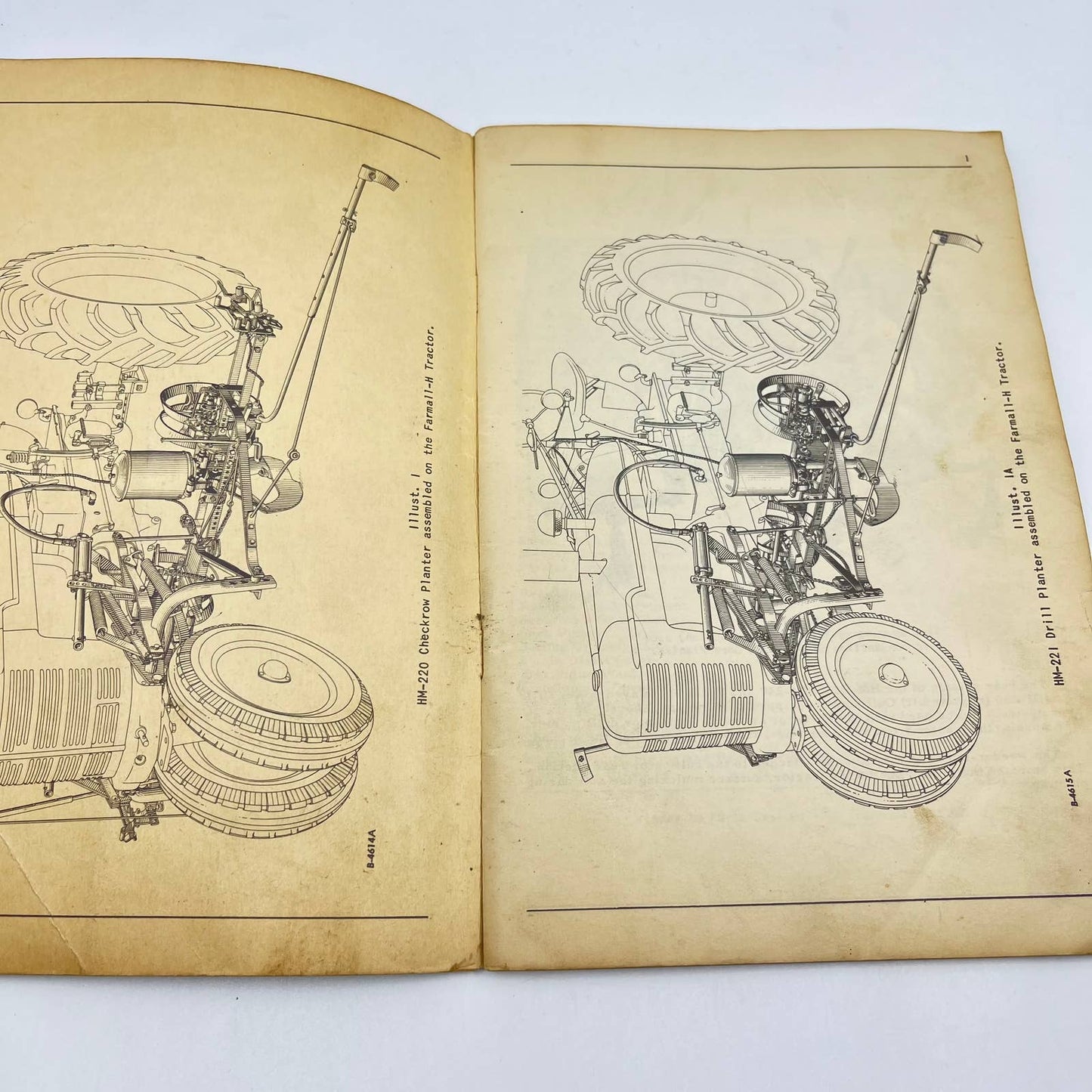 1950 McCormick Corn Planters HM 220 HM-221 HM-222 Farmall Tractors Manual TC6