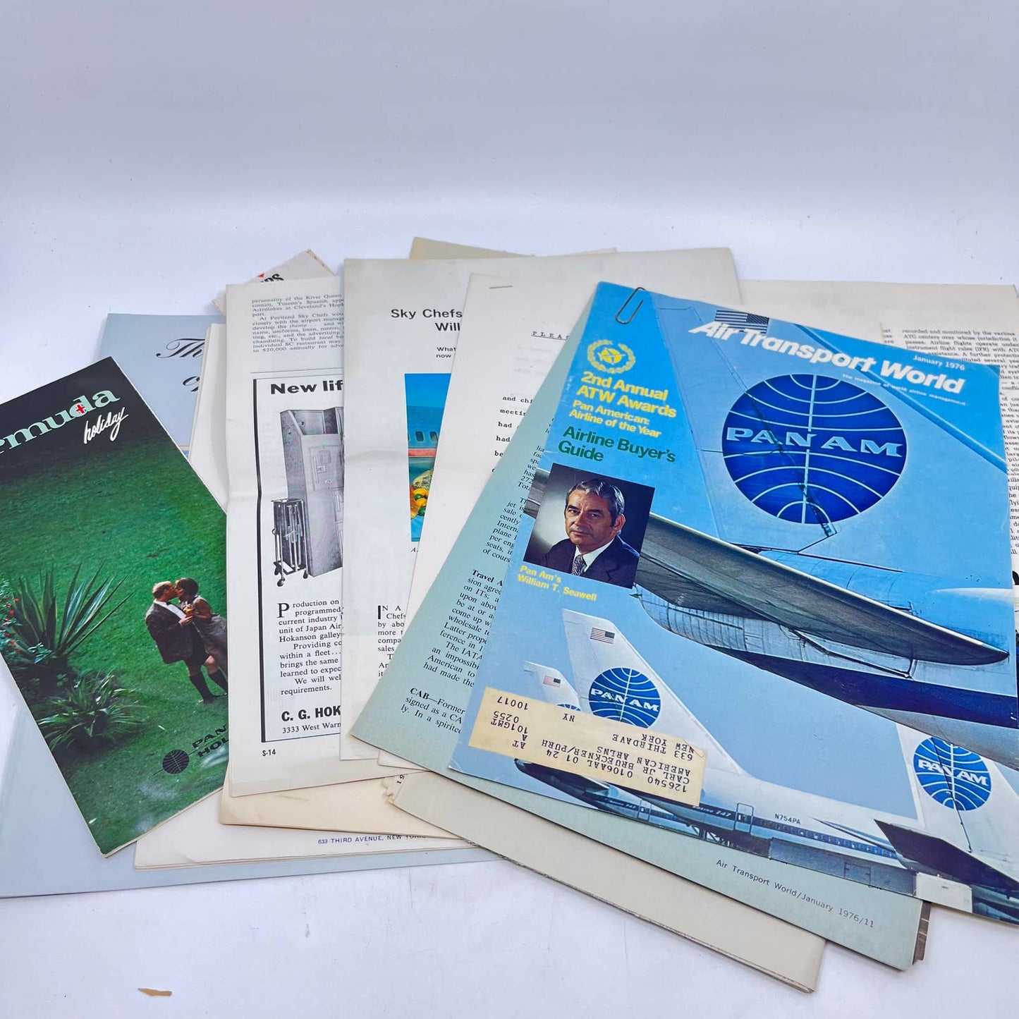 HUGE Lot 1940-1990 Commercial Airline Ephemera American Airlines Pan Am TC6