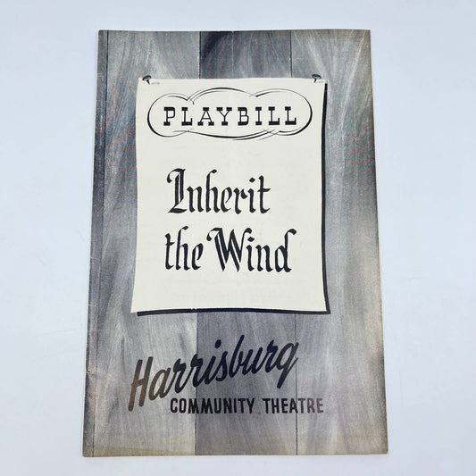 1959 Harrisburg Community Theatre Playbill Inherit the Wind AB3