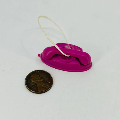 VINTAGE 1960s Mattel Doll Barbie Tammy Purple Rotary Phone SC3