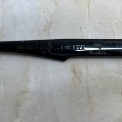 1950s Artcraft 4 1/2-5 3/4 Aluminum 12k GF Cat Eye Eyeglasses Frames TJ9G1-3