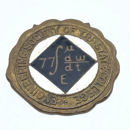 Vintage Engineering Society of Tri-State College Token Medallion Angola IN SE9