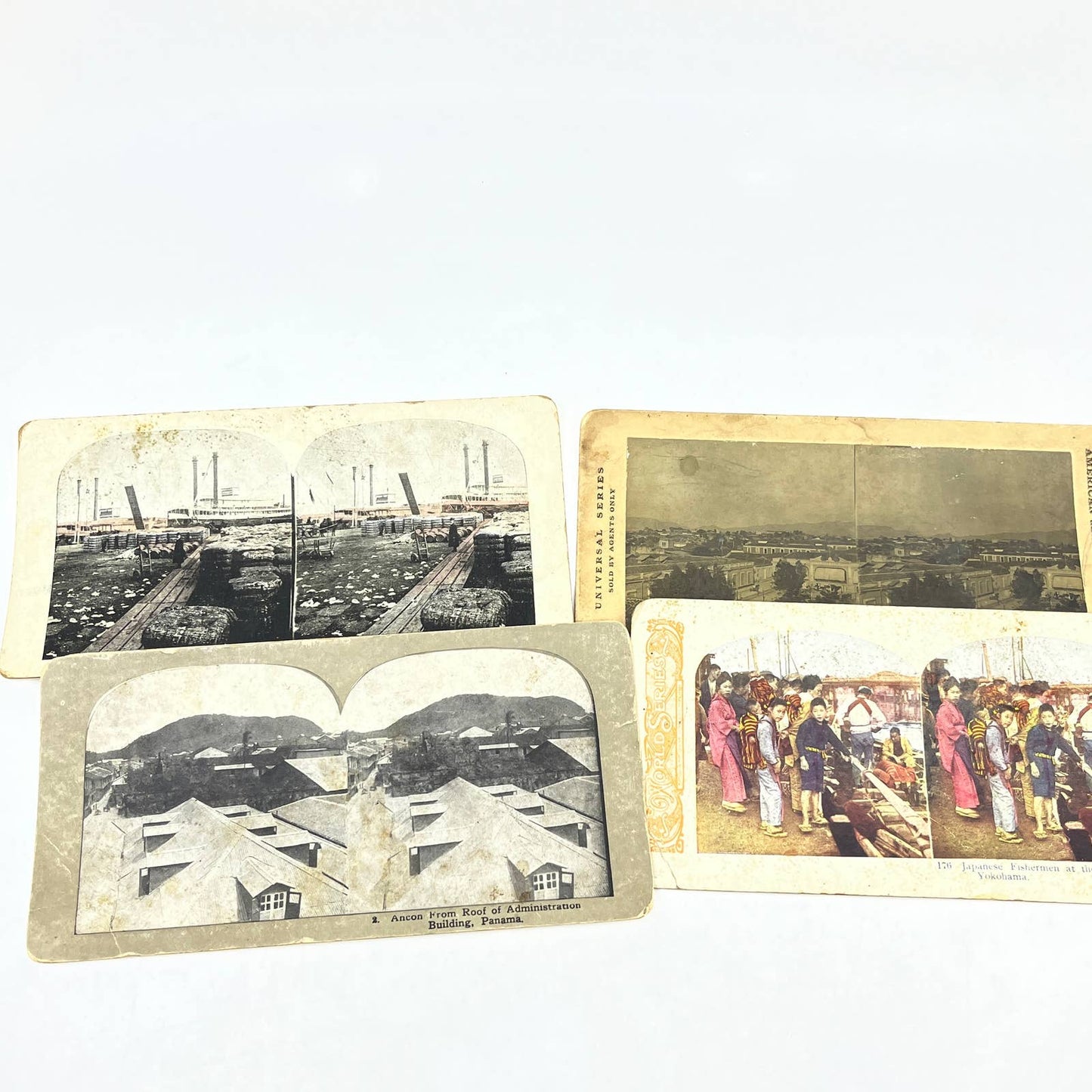 c1900 Lot of 26 Stereo View Cards Featuring VICTORIAN People and Places TA9