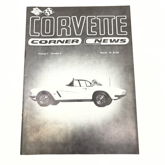 1976 March - Corvette Corner Magazine Corvette Retrospect: 1962 Corvette TG1