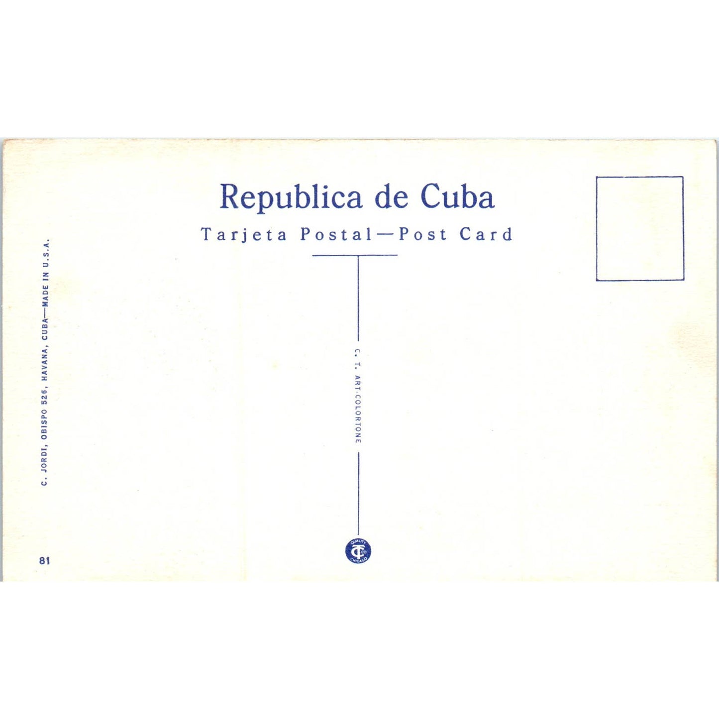 Entrance To The Port, Amphitheatre Havana Cuba Original Postcard TK1-P16