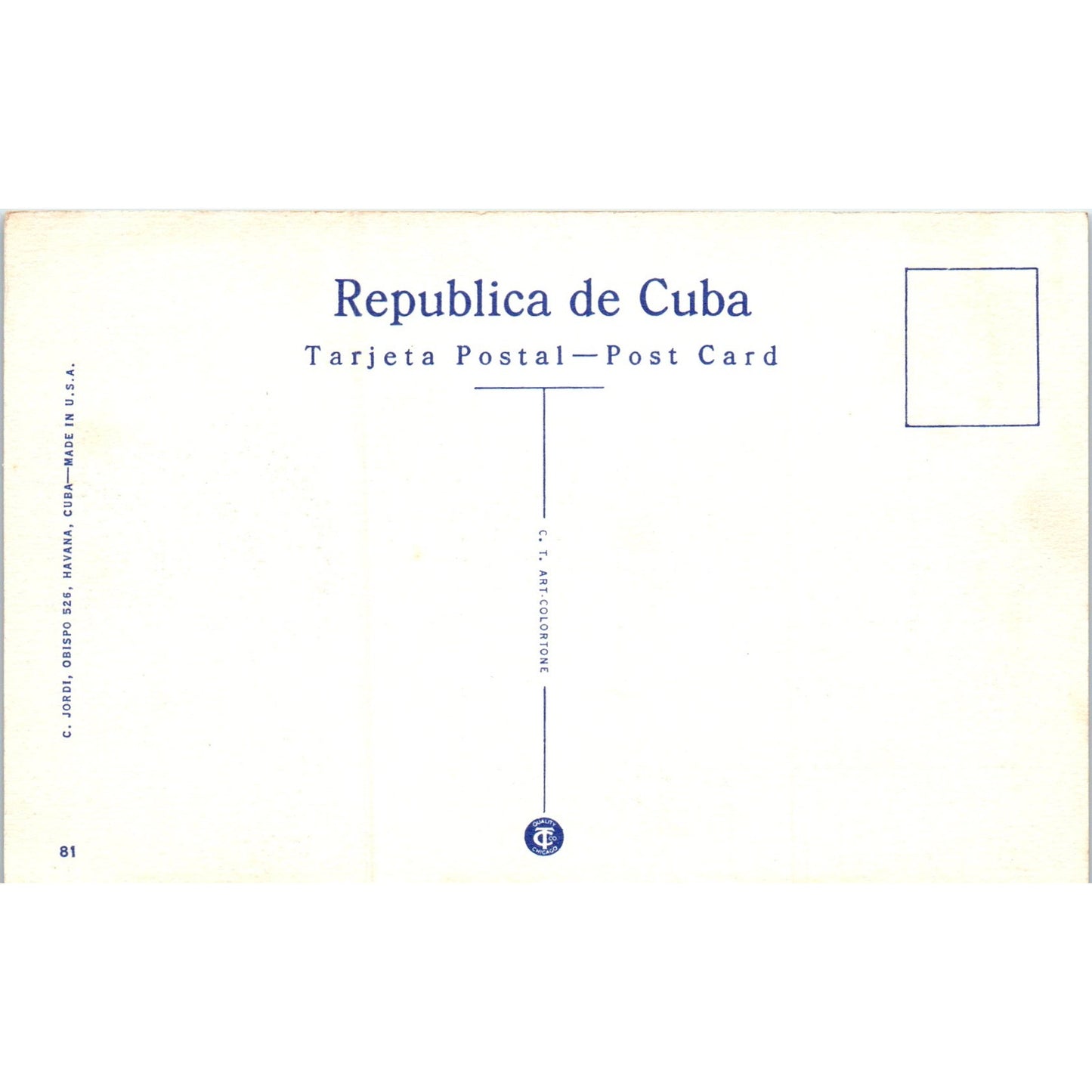 Entrance To The Port, Amphitheatre Havana Cuba Original Postcard P3-1