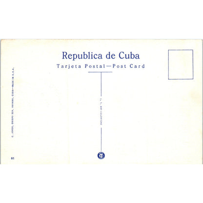 Entrance To The Port, Amphitheatre Havana Cuba Original Postcard P3-1