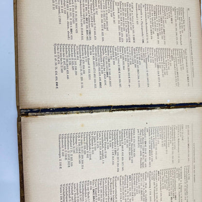 1923 Untergang Des Abenlandes Von Oswald Spengler Namen-Und Sachverzeichnis TF3