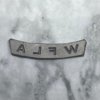 Vintage Letterpress Printers Block Plate TV Radio Call Letters WFLA SE840