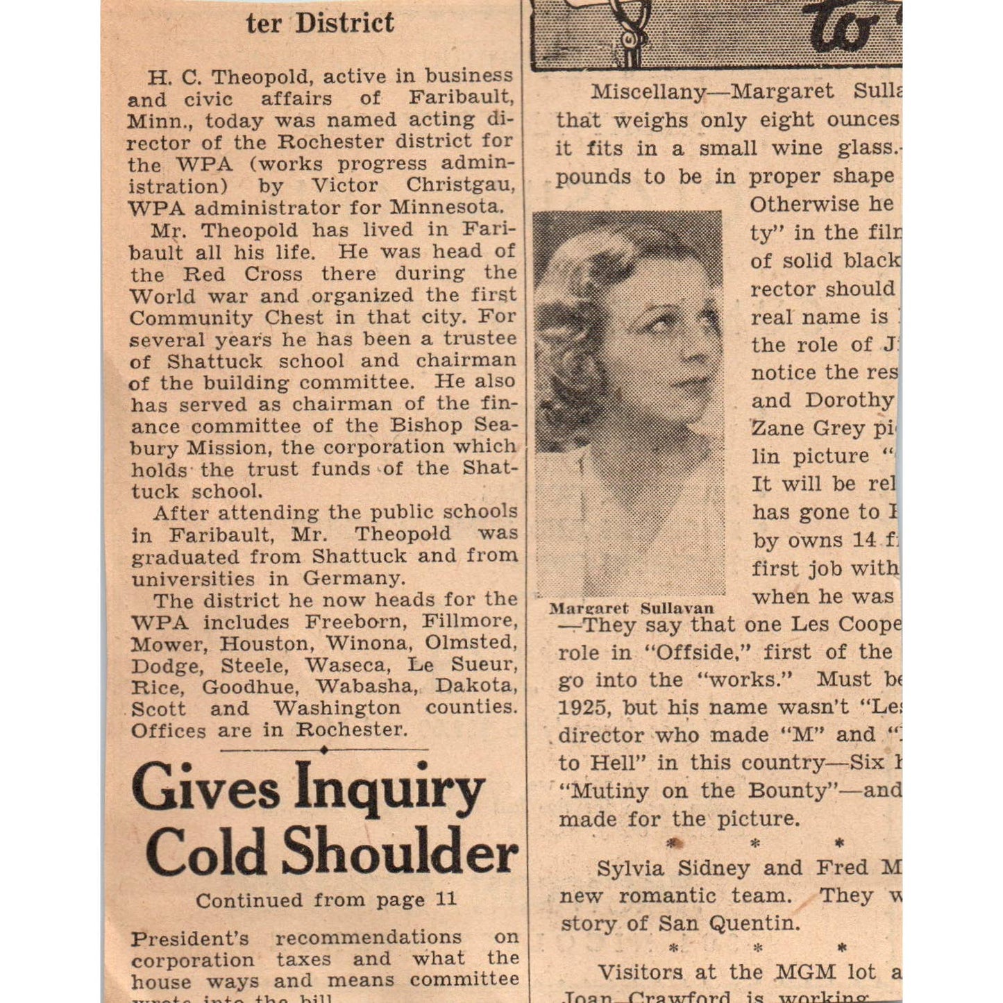 1935 Minneapolis Journal Newspaper Ad Jackson-Graves on Nicollet Ave FL5-6