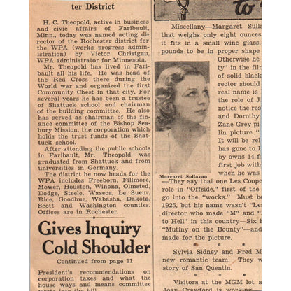 1935 Minneapolis Journal Newspaper Ad Jackson-Graves on Nicollet Ave FL5-6