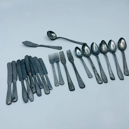 Antique Mixed Germany Metal Silverware Miniature Kitchen Toy Utensils Lot 21 SB4