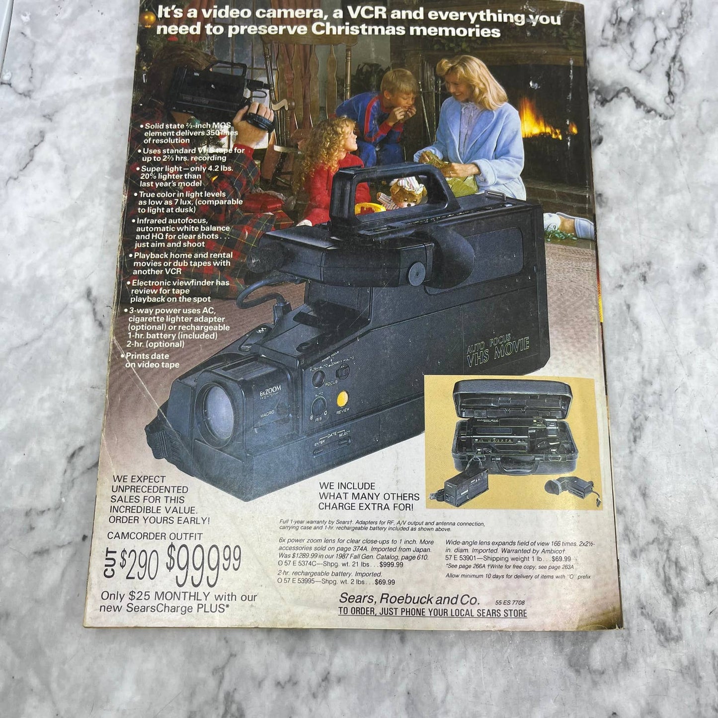 1987 Sears Wish Book for Adults Christmas Catalog S4