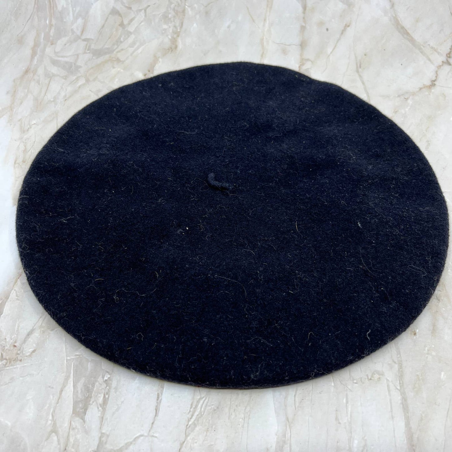 Vintage Vrai Basque Beret Impermeable Pure Wool France Authentic Quality 10” TI7