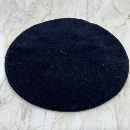 Vintage Vrai Basque Beret Impermeable Pure Wool France Authentic Quality 10” TI7