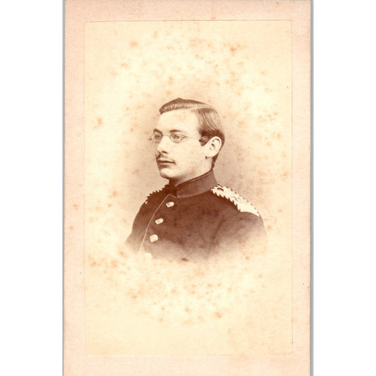 c1880 German Military CDV Cabinet Photo Card PV1