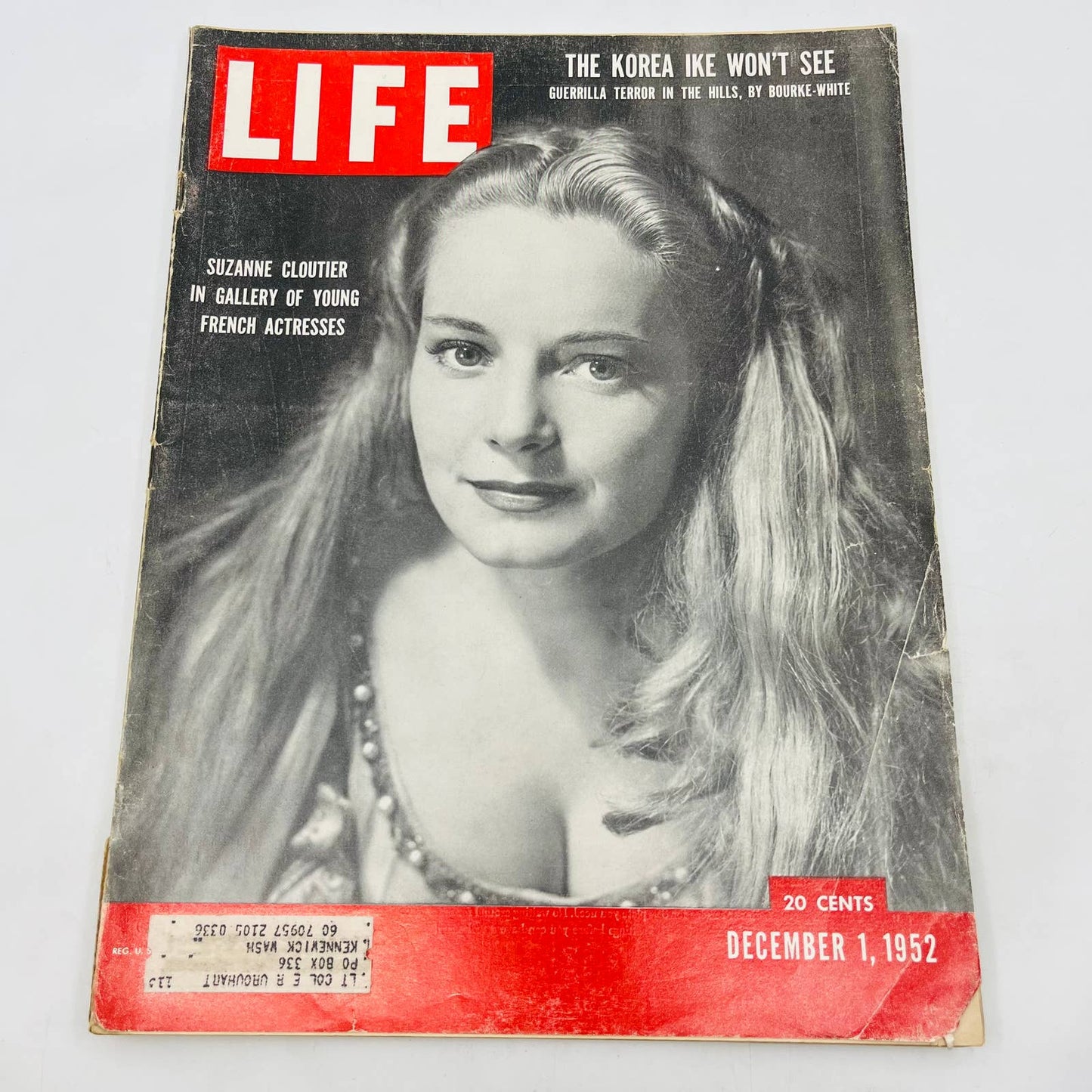 LIFE Magazine - Dec 1 1952 - SUZANNE CLOUTIER / Korean War / Eisenhower Ike TA8