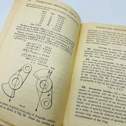 WWII US MARINE CORPS INSTITUTE 1941 Elementary Mechanics Home Study Part 2 BA1