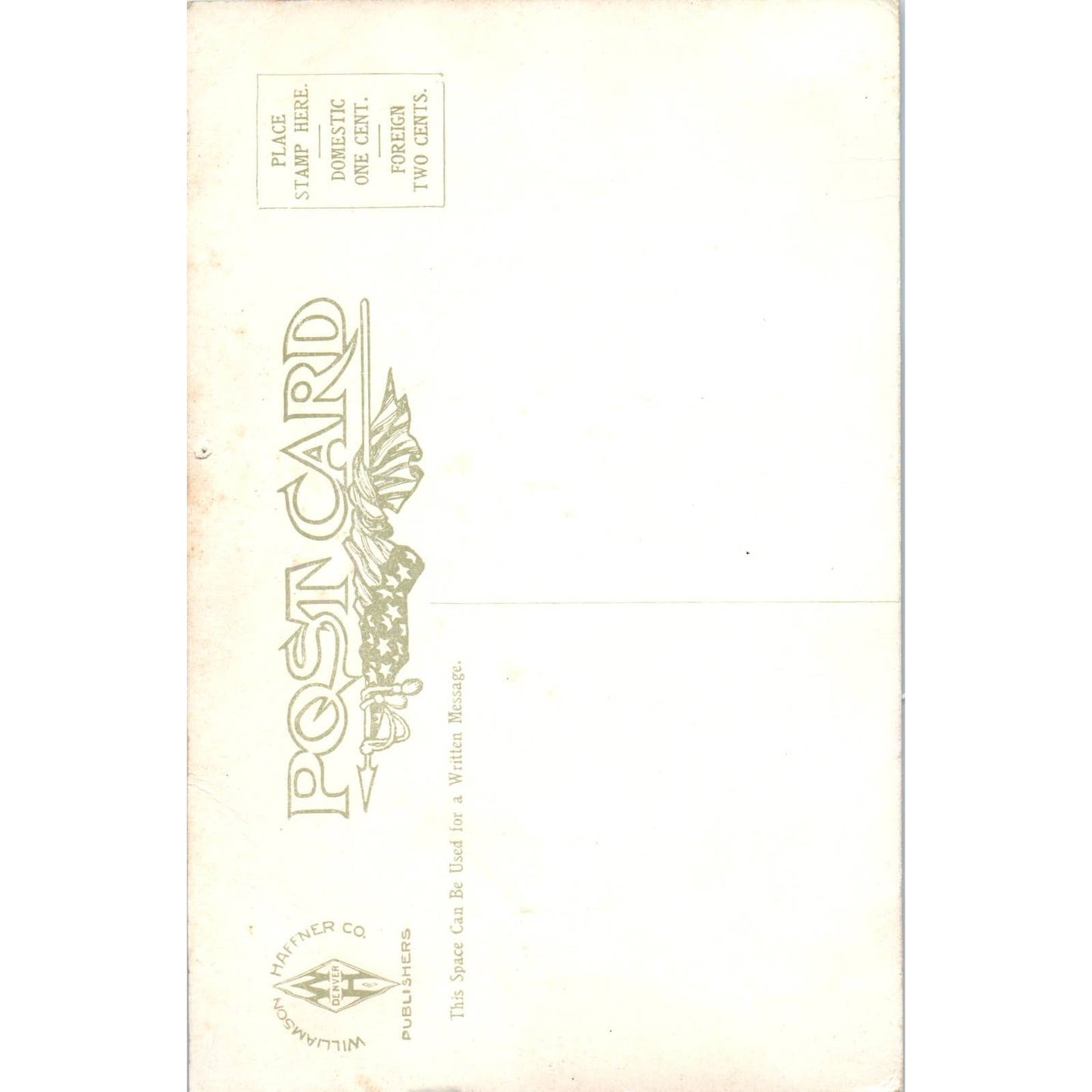 Castle Rock, Golden Colorado Original Postcard TK1-28