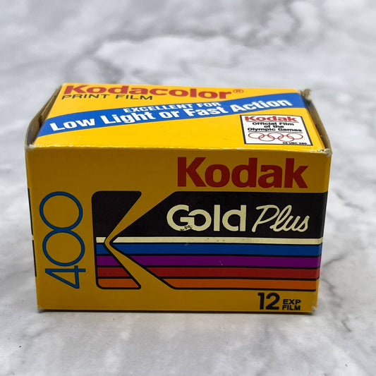 Unopened Kodak Gold Plus 400 Film 12 Exposure NOS 01/1994 TA9