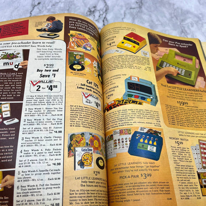 Original 1972 SEARS Christmas Wish Book Catalog Toys Barbie Hot Wheels Pooh S3