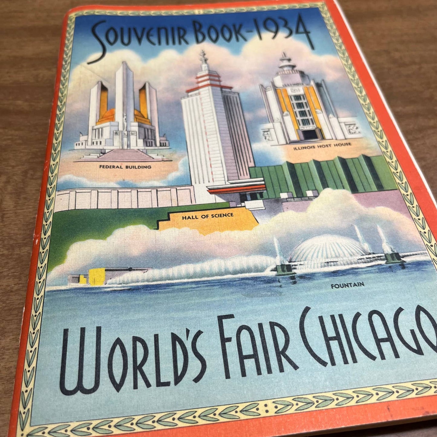 1934 World's Fair Chicago Souvenir Book A Century of Progress B1