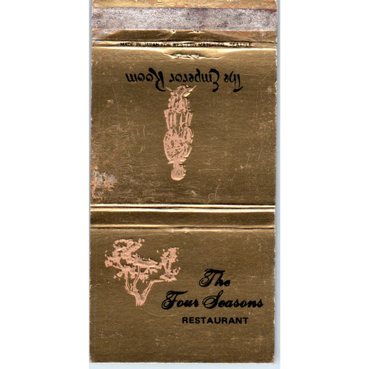 The Red Lotus Restaurant Auburn Washington Advertising Matchbook Cover MM9-6