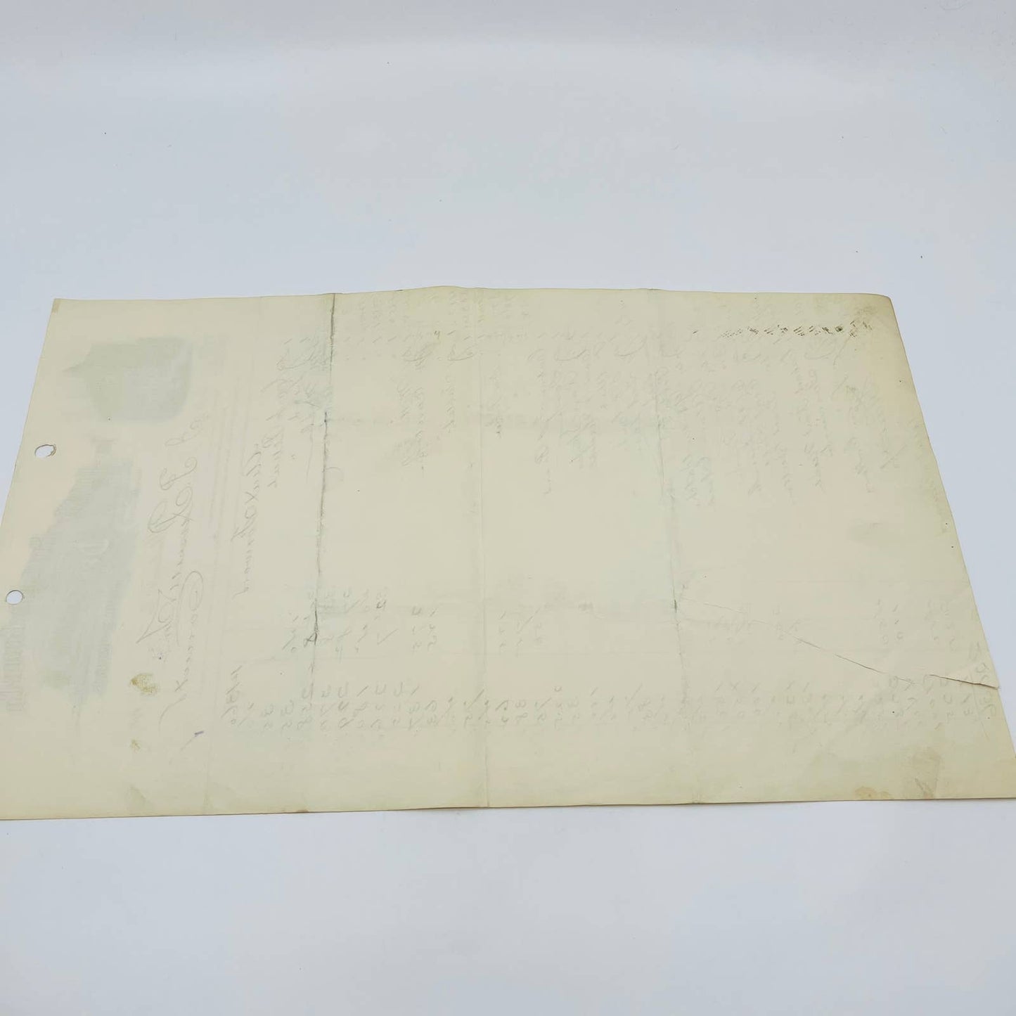 1901 Hicks & Hoge Dry Goods Wheeling W VA Billhead Letterhead Receipt AA4-2